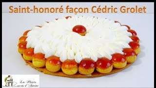 Recette  Saint honoré façon Cédric Grolet TUTO [upl. by Sadye]