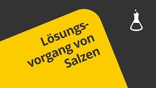 Der Lösungsvorgang von Salzen eine Einführung  Chemie  Allgemeine und anorganische Chemie [upl. by Zebaj]