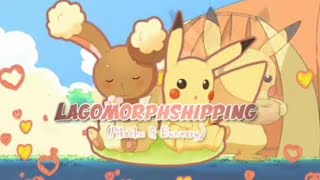 pokemon pikachu and buneary love 💕 AMV💕 [upl. by Eilrahc722]