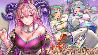 Fire Emblem Heroes Nerþuz Seiðr amp Kvasir ENF CMNF New Year 2024 Paralogue 93 Ring In the Year [upl. by Yllor]