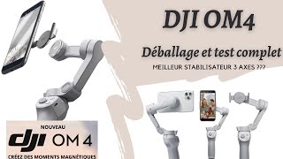 Meilleur Stabilisateur pas cher DJI OM4  Déballage et test complet [upl. by Aliuqahs616]