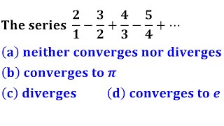 sequence and series convergence divergence bhu 2020 real analysis alternating series Leibnitz test [upl. by Ahsino]