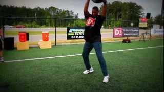 Herschel Walker Workout Medball Tire Flips Circuit [upl. by Hebert]