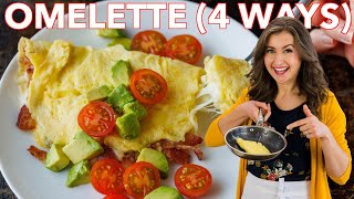 Easy Omelette Recipe 4 Ways [upl. by Betty]