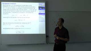 Multiple View Geometry  Lecture 8 Prof Daniel Cremers [upl. by Refinne]