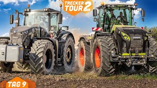 FENDT vs CLAAS Xerion Das GrubberDuell  Treckertour 2 Tag 9 [upl. by Komara273]