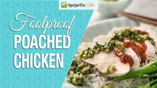 Poached Chicken with Ginger Shallot Sauce [upl. by Roderica]