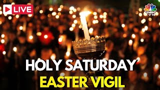 Holy Saturday Easter Vigil LIVE  Holy Saturday Vigil At Church Of Holy Sepulcher Jerusalem  IN18L [upl. by Won]