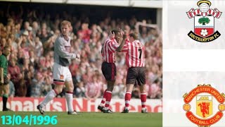 Southampton vs Man Utd 13041996 Premier League 19951996 [upl. by Ariuqahs]