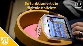 Spenden per ECKarte  Duisburger Kirche testet digitale Kollekte [upl. by Orhtej84]