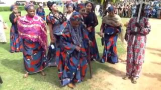 Alaafin Of Oyo and His Wives Shows Off their Dancing Moves [upl. by Jaymee]