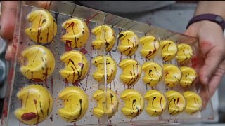 Making Chocolate Bonbon  Polycarbonates Molds [upl. by Anitsud]