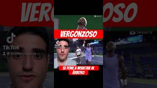 FRANCES TIAFOE INSULTA AL JUEZ DE SILLA Y NO TIENE RAZÓN tenis tiafoe polemica atp alcaraz [upl. by Aderfla]