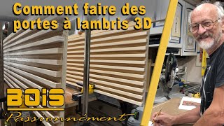 Réaliser des panneaux à lambris 3D [upl. by Kasey]