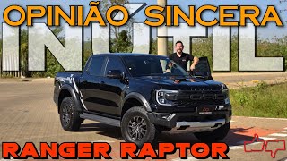 Ford RANGER RAPTOR Picape INÚTIL Ou seria a MELHOR Preço consumo desempenho Avaliação completa [upl. by Anyar]