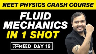 FLUID MECHANICS IN ONE SHOT  All Concepts Tricks amp PYQs  NEET Physics Crash Course [upl. by Joellyn224]