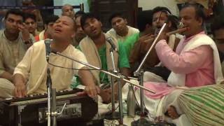 Hare Krishna Kirtan  2 by Mathura Jivan Prabhu on Day 2 of ISKCON Mira Road Kirtan Mela 2016 [upl. by Ayikat]