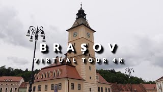 Brașov Romania Virtual Tour 4K Top places in Romania and Transylvania [upl. by Amaras]