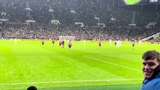 WARDPROWSE WHACKS IN THE WINNER  TOTTENHAM HOTSPUR 12 WEST HAM [upl. by Corby237]