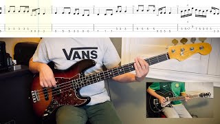 Red Hot Chili Peppers  quotStrip My Mindquot Bass Cover  TABS  RHCP [upl. by Dviad540]