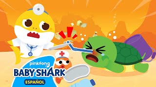 ¡Ayuda Animales del Océano  Tiburón Bebé Juego de Hospital  Baby Shark en español [upl. by Lobell]