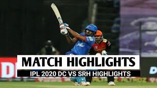 HIGHLIGHTS DC vs SRH QUALIFIER 2 IPL 2020 FULL MATCH HIGHLIGHTS [upl. by Aihsilat]