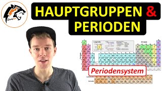 Hauptgruppen amp Perioden im Periodensystem  Atomaufbau amp Valenzelektronen [upl. by Ocin]