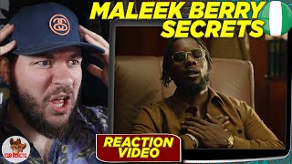 MALEEK WAS SMOOTH  Maleek Berry  Secrets  CUBREACTS UK ANALYSIS VIDEO [upl. by Nnylidnarb38]