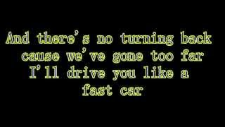 Taio Cruz  Fast car Lyrics [upl. by Joane333]