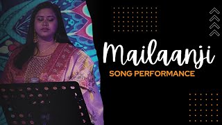 Mailanji Song Performance  PRANITI  Kaiyenthum kulandhaigaLai kaigaLil yenthuvom  Eyal Media [upl. by Htebasil440]