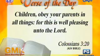 Verse of the Day Children obey your parents in all things [upl. by Berget]