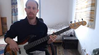 quotwhos loving youquot by the Jackson 5 James Jamerson bass cover [upl. by Gellman]