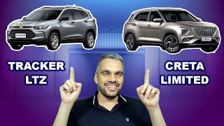 COMPARATIVO TRACKER LTZ VS CRETA LIMITED 2022 [upl. by Hanan]