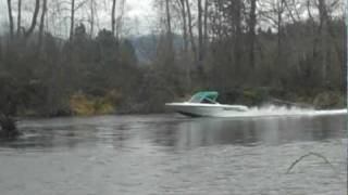 Jet boat in the Applegate River Oregon [upl. by Erodisi772]