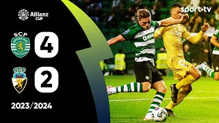 Resumo Sporting 42 SC Farense  Taça da Liga  sport tv [upl. by Cassilda]