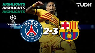 HIGHLIGHTS  PSG 23 Barcelona  UEFA Champions League 202324  4tos  TUDN [upl. by Byrne393]