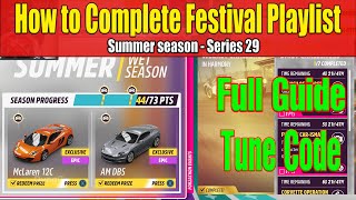 Forza Horizon 5 How to Complete Festival Playlist Summer Season Series 29 Community Choice [upl. by Liane]