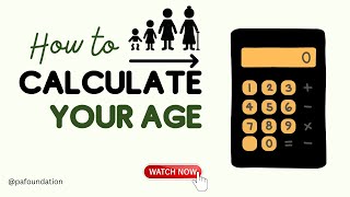 How to Calculate age with Default Calculator in PC  Age Calculator  Date of birth calculator [upl. by Uhej437]