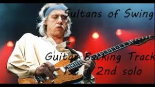 Sultans of swing  Backing track Both solos [upl. by Etteragram]