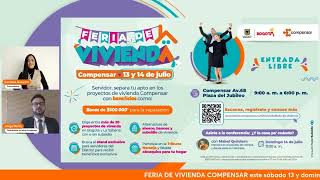 Transmisión beneficios Feria de Vivienda 2024  Compensar [upl. by Adnawahs]