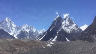 360 Degree View between Goro II and Concordia on Baltoro Glacier [upl. by Bishop168]