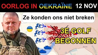 12 nov 3e Russische aanvalsgolf is begonnen De linie houdt stand  Oorlog in Oekraïne [upl. by Arezzini]