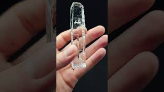 Halite crystal salt crystal transparent sample 73 g  Bakhmut field Ukraine [upl. by Adnuhsat]