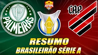 PALMEIRAS X ATHLETICOPR AO VIVO Campeonato Brasileiro Série A 6ª Rodada  NARRAÇÃO [upl. by Aisercal]