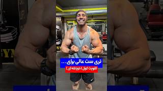 تری ست عالی برای تقویت کول ذوزنقه ای mohandesbadan sports آموزشبدنسازی shorts short [upl. by Eellehs]