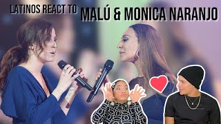 Latinos react to Mónica Naranjo amp Malú  Aprendiz for the first time  REVIEW SPANISH REACTION [upl. by Evot810]