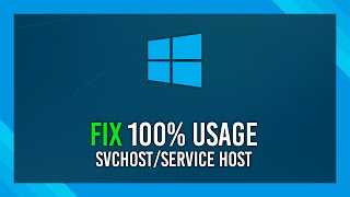 Fix 100 CPU Usage SvchostexeService Host  Windows 10 Guide [upl. by Aronson]