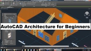 AutoCAD Architecture Tutorial for Beginners Complete [upl. by Hild937]