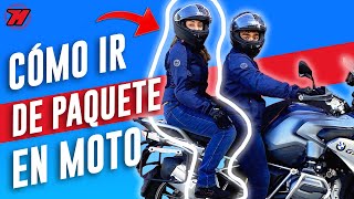 CÓMO IR DE PAQUETE EN MOTO 🚨Todo lo que debes saber 🚨 [upl. by Joannes]