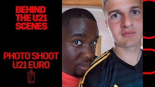 U21  U21EURO  Francis Amuzu and Casper De Norre handle the camera [upl. by Sinegold98]